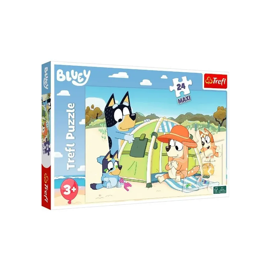 Puzzle 24 elementy Maxi Bluey Wspaniały świat