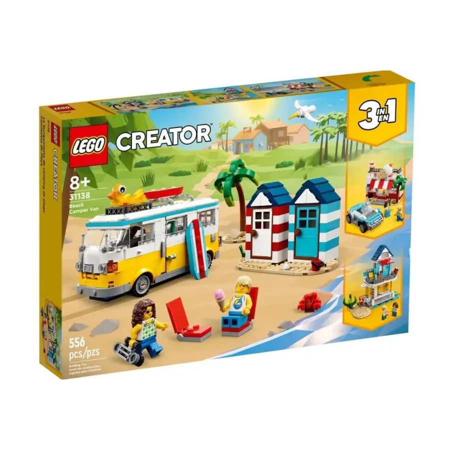 Klocki Creator 31138 Kamper na plaży 3 w 1