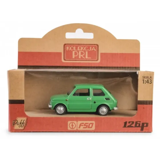 Pojazd PRL Fiat 126p Zielony