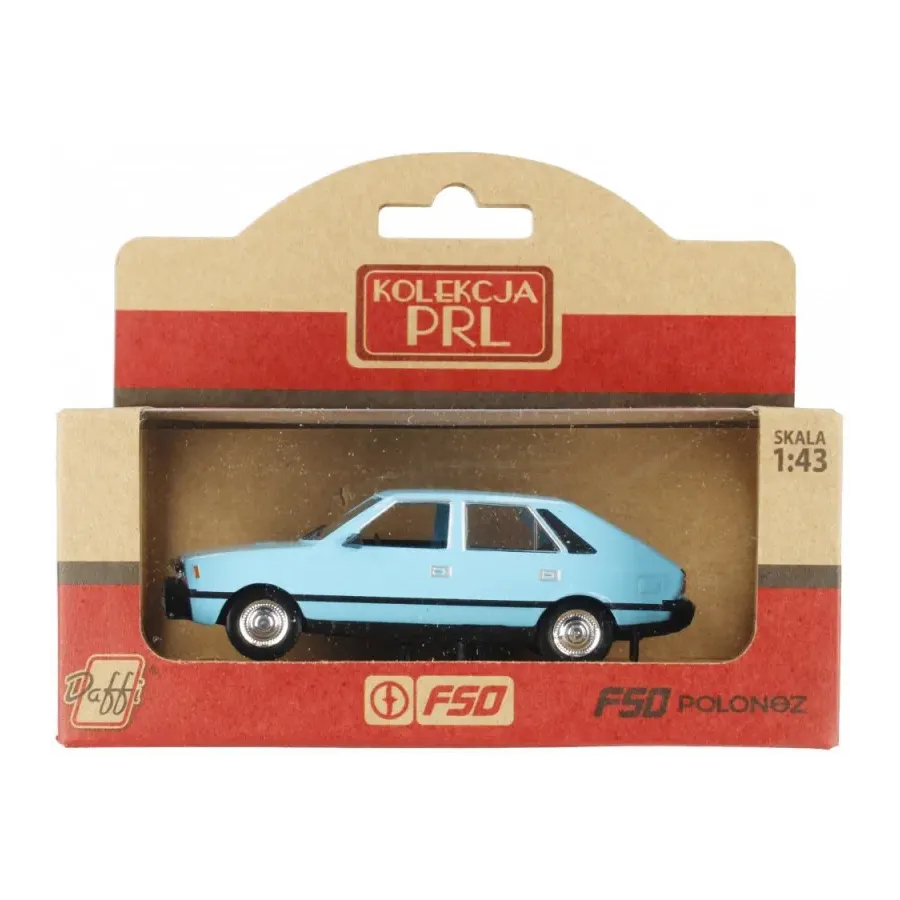 Pojazd PRL FSO Polonez Niebieski