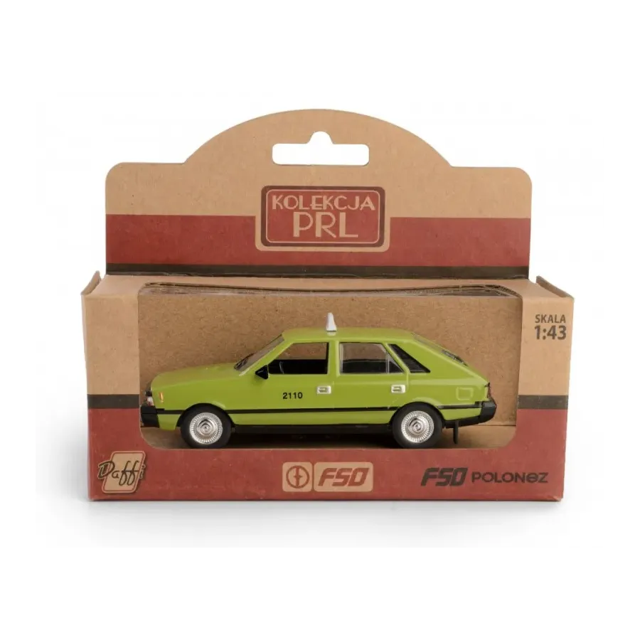 Pojazd PRL FSO Polonez Taxi Zielony