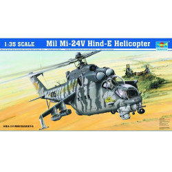 TRUMPETER Mil Mi-24V Hin d-E Helicopter