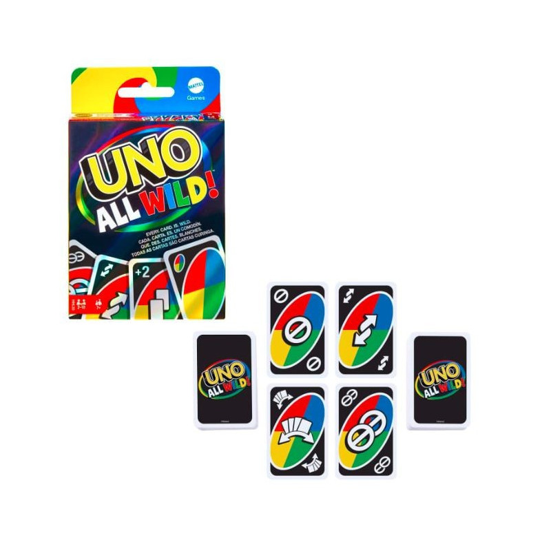 Gra UNO All Wild Dzikie karty