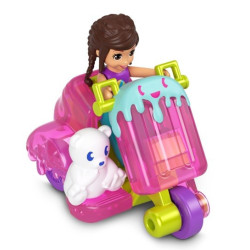 Figurki Polly Pocket Pollyville Mroźny skuter