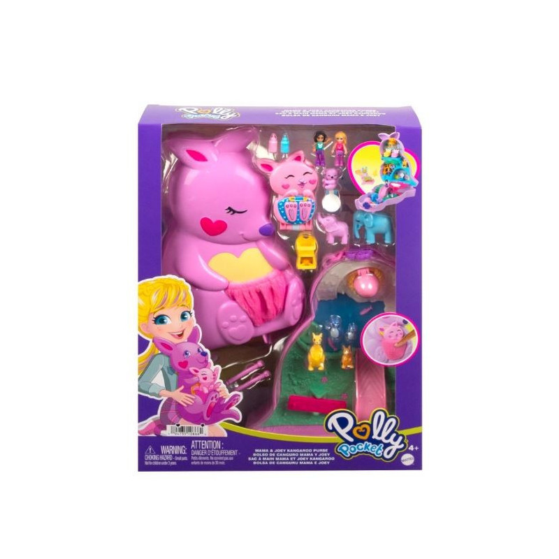 Zestaw torebka z figurkami Polly Pocket Kangurki