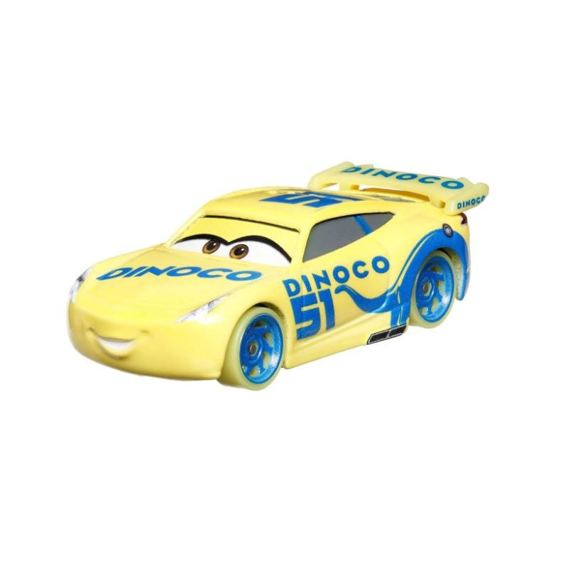 Pojazd świecący w ciemności Cars Glow Racers, Dinoco