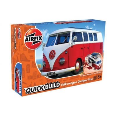 Model plastikowy QUICKBUILD VW Camper Van czerwony