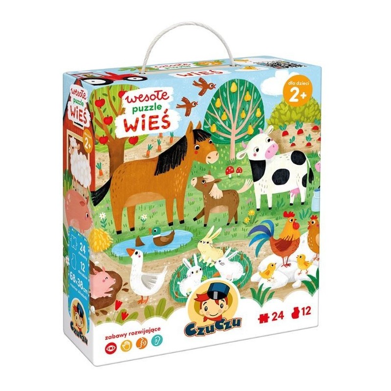 Wesołe puzzle 24 elementy