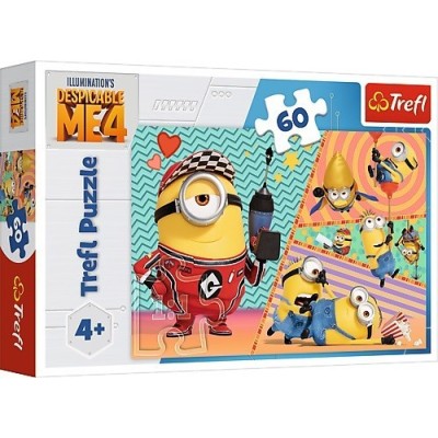 Puzzle 60 elementów Wesołe Minionki