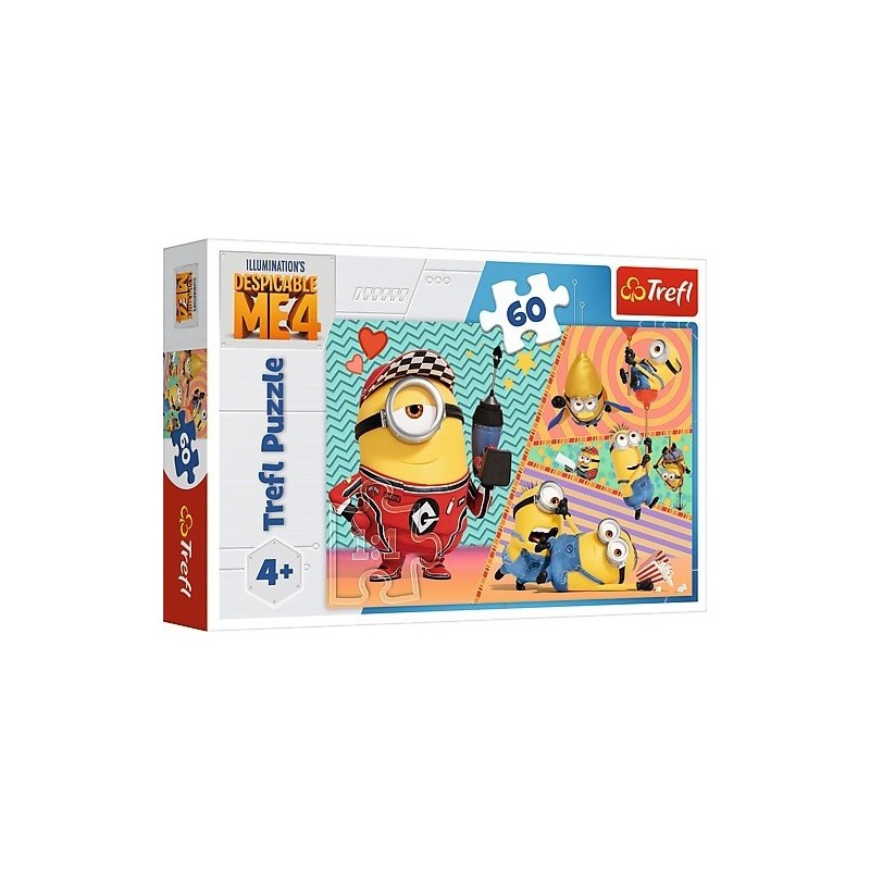 Puzzle 60 elementów Wesołe Minionki