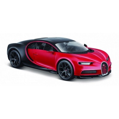 Model kompozytowy Bugatti Chiron sport czarno-czerwony