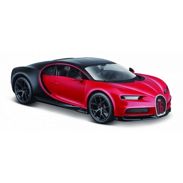 Model kompozytowy Bugatti Chiron sport czarno-czerwony