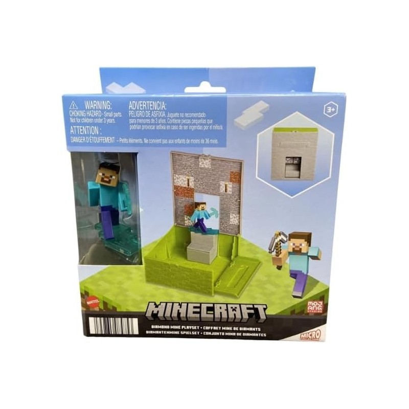 Zestaw figurek Minecraft Kopalnia diamentów