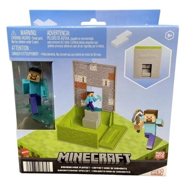 Zestaw figurek Minecraft Kopalnia diamentów