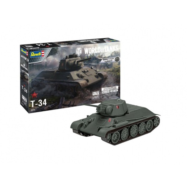 Model plastikowy Czołg T-34 World of Tanks