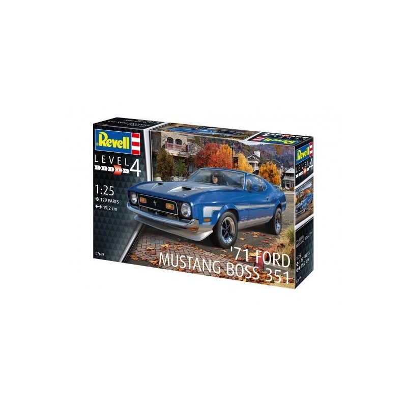 Model plastikowy Samochód 71 Ford Mustang Boss 351 1/25