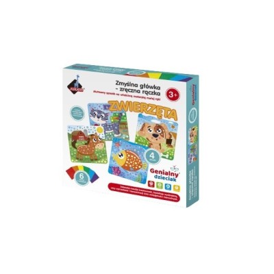 Wyklejanka Genialny Dzieciak Zręczna rączka - Zwierzęta
