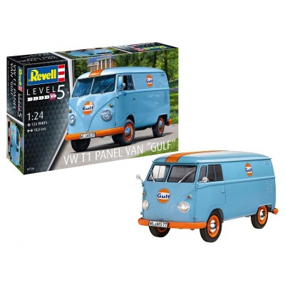 Revell 07726 Model plastikowy VW T1 Panel Van - Gulf Decoration 1/24