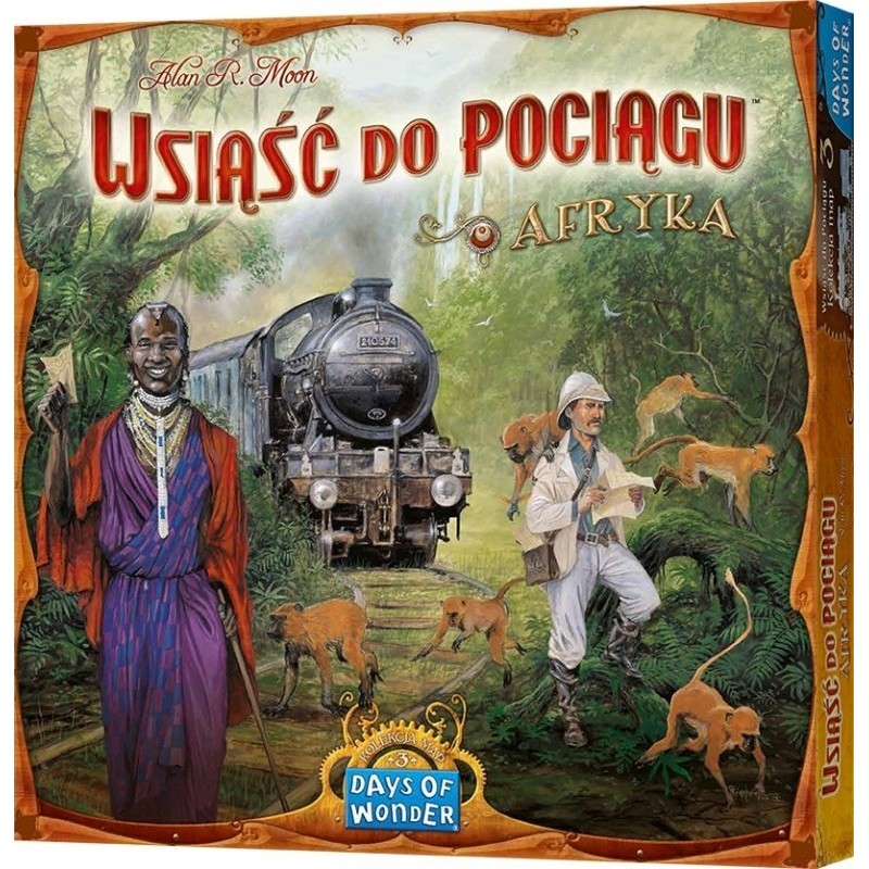 Gra Wsiąść do pociągu Kolekcja Map 3 - Afryka