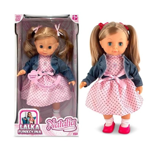 Lalka Natalia mówi po polsku 39 cm