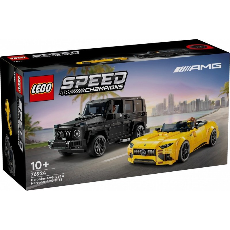Klocki Speed Champions 76924 Mercedes-AMG G 63 i Mercedes-AMG SL 63