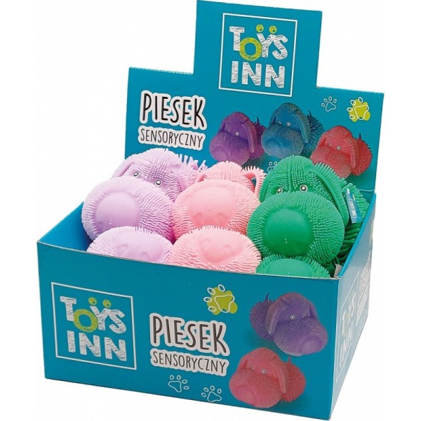 Gniotek Piesek sensoryczny display mix 6 sztuk