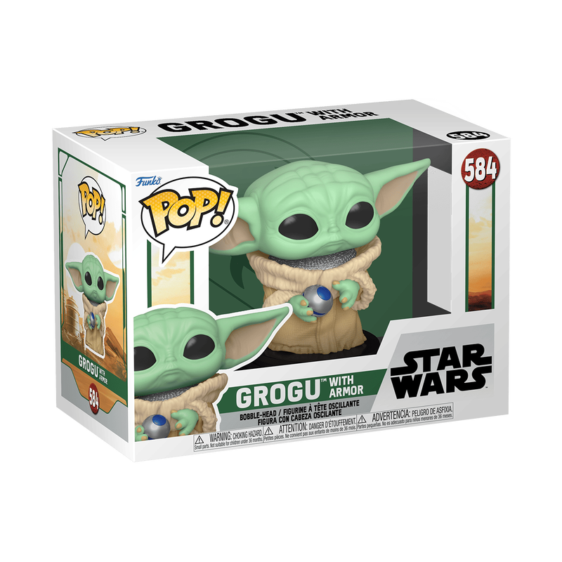 Figurka Funko Pop! Star Wars: Grogu with Armor nr 584