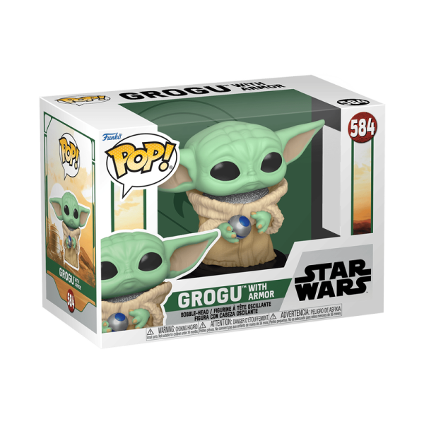 Figurka Funko Pop! Star Wars: Grogu with Armor nr 584