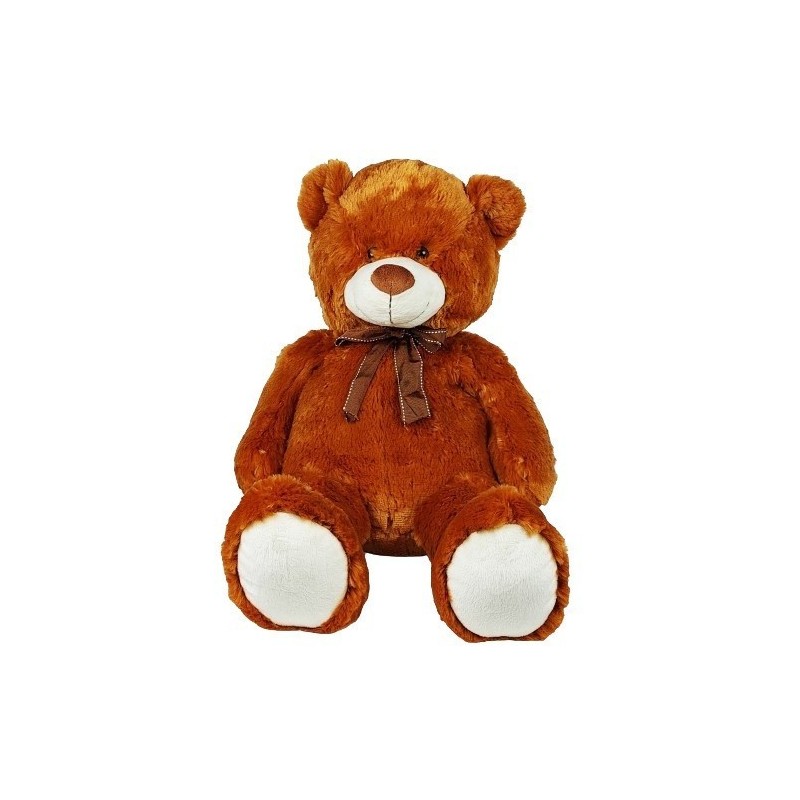 Maskotka Miś pluszowy z kokardką 70 cm brązowy