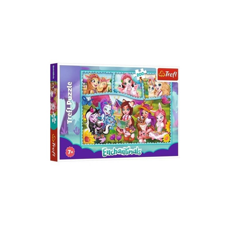 Puzzle 200 elementów Niezwykły świat Enchantimals