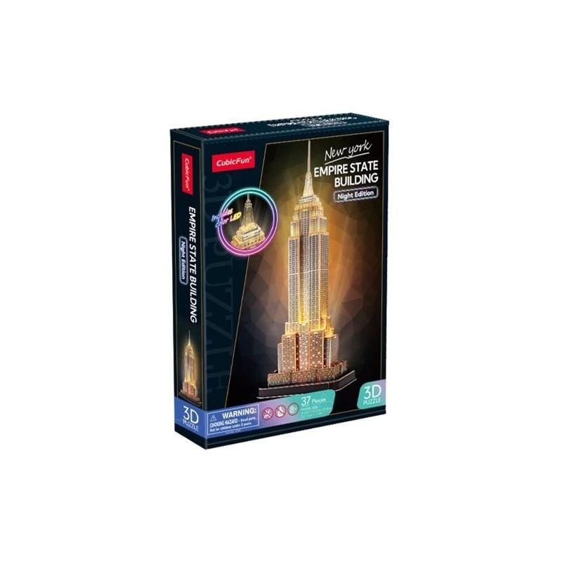 Puzzle 3D 37 elementów Empire State Building
