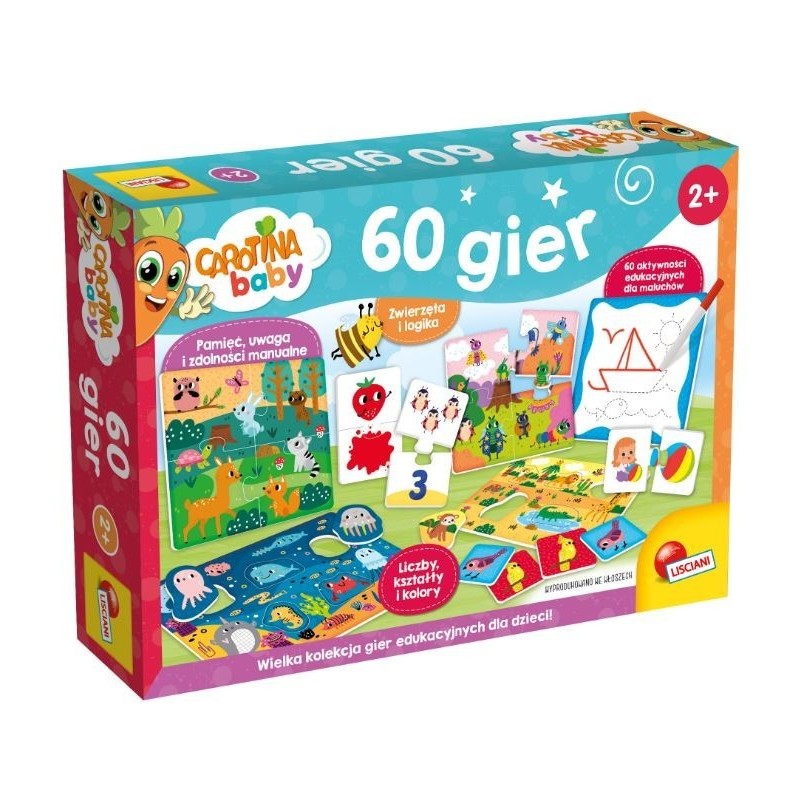 Zestaw Carotina Baby 60 gier
