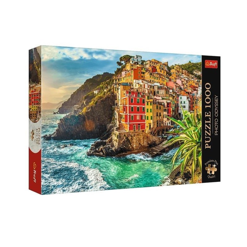 Puzzle 1000 elementów Premium Plus Quality Miasteczko Riomaggiore Włochy