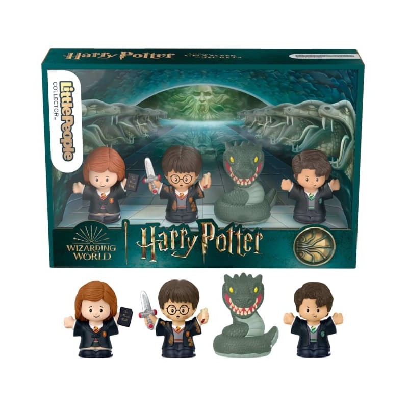 Zestaw figurek Little People Harry Potter 4-pak Komnata Tajemnic