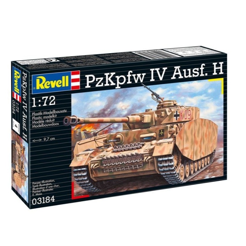 Model plastikowy PZKPFW. IV Ausf H 1/72