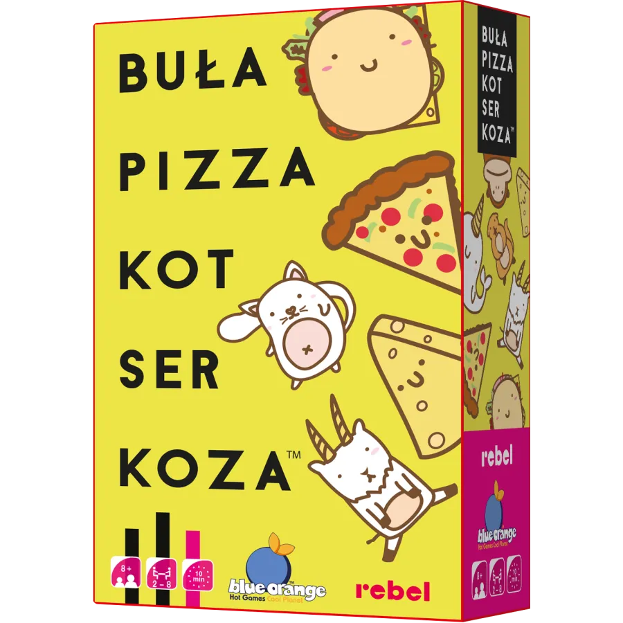 Buła, Pizza, Kot, Ser, Koza