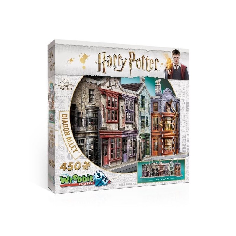 Puzzle 3D 450 elementów Harry Potter Diagon Alley