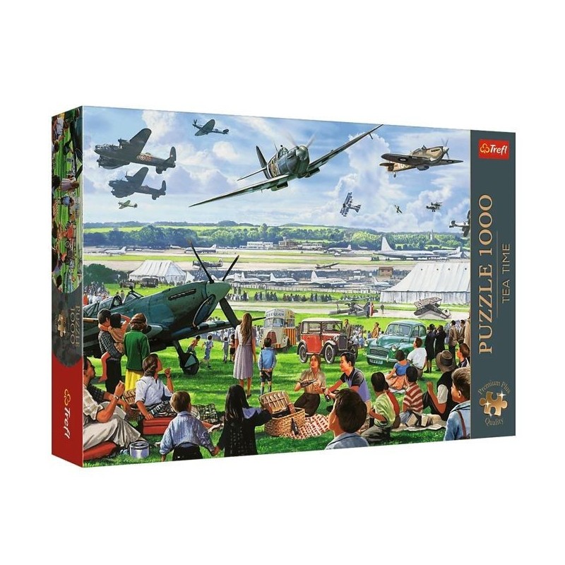 Puzzle 1000 elementów Premium Plus Quality Pokaz lotniczy
