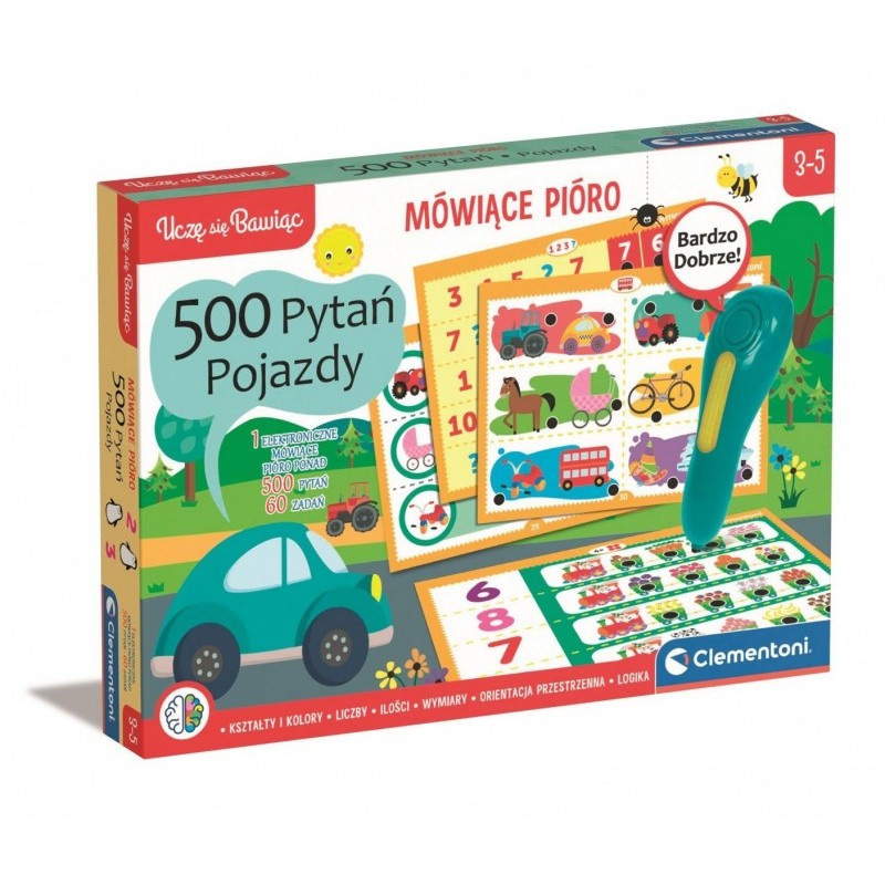 Gra Mówiące pióro 500 pytań Pojazdy