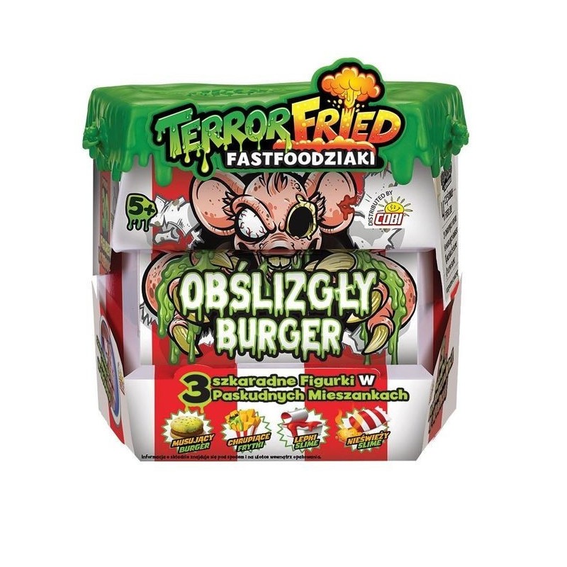 Zestaw figurek Terror Fried - Obślizgły burger