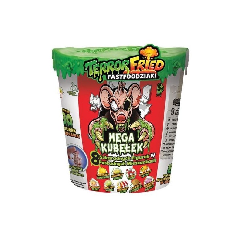 Zestaw figurek Terror Fried - Mega kubełek