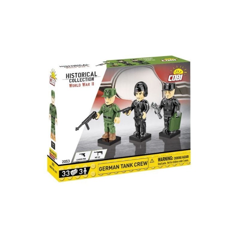 Klocki German tank crew 3 figurki