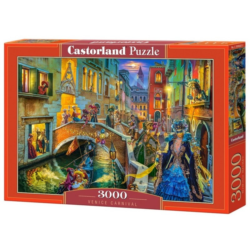 Puzzle 3000 elementów Karnawał w Wenecji