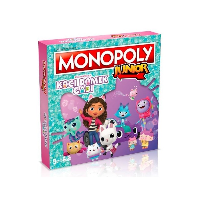 Gra Monopoly JUNIOR Koci Domek Gabi