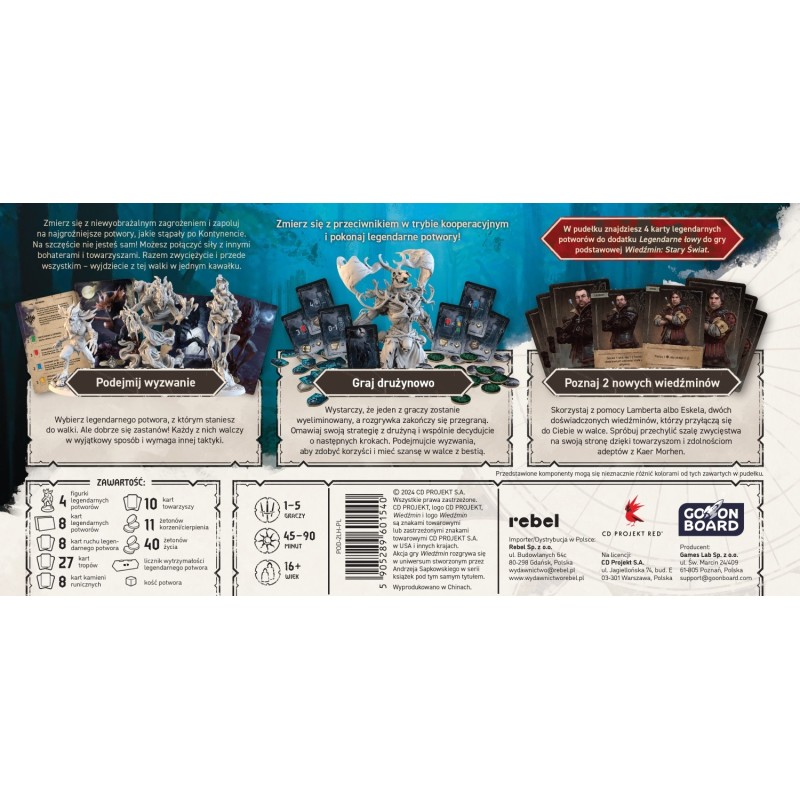 Wiedźmin: Ścieżka Przeznaczenia - Legendarne potwory