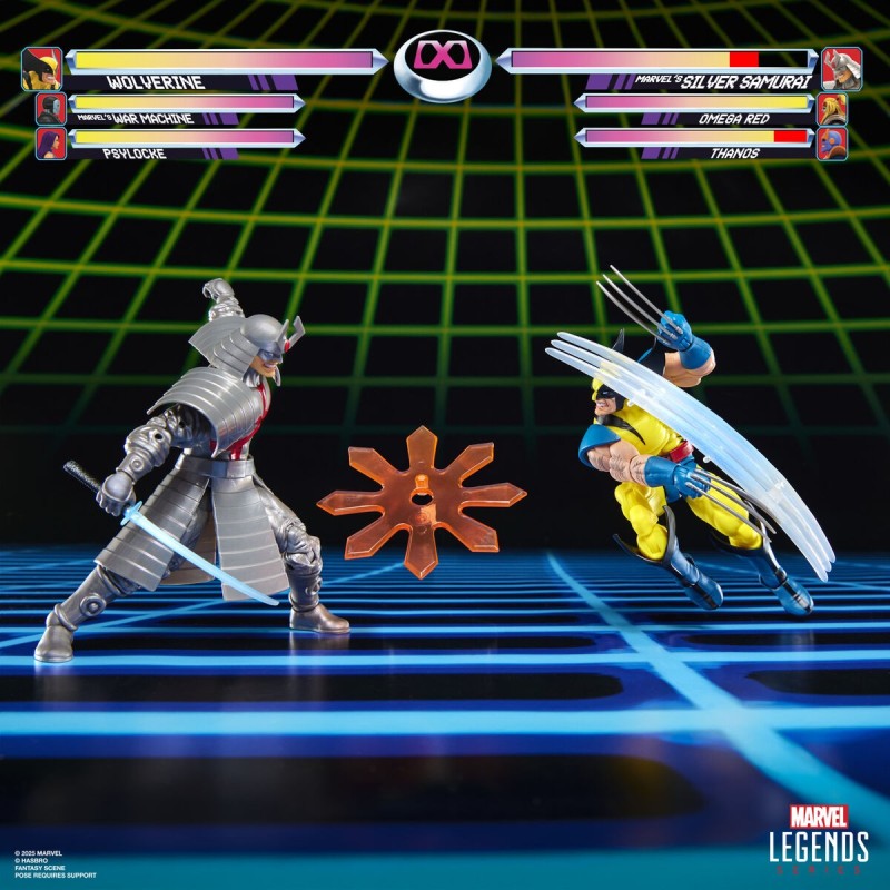 Zestaw 2 figurek Marvel Legends Wolverine & Silver Samurai Gameverse 15 cm