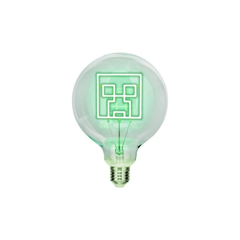 Żarówka LED Neon Minecraft Creeper