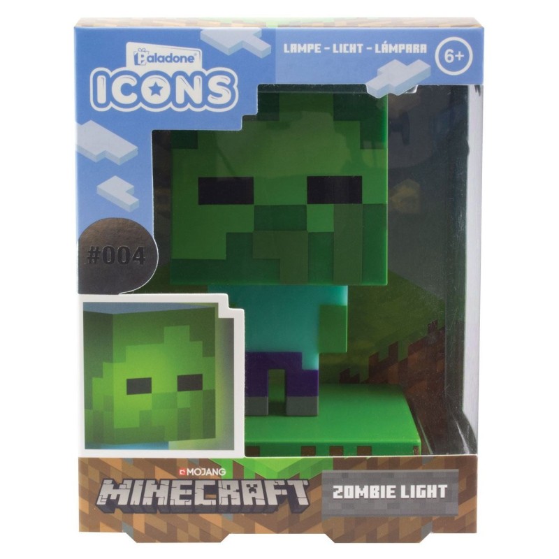 Lampa Minecraft 3D Icon Light Zombie