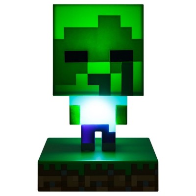 Lampa Minecraft 3D Icon Light Zombie