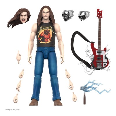 Figurka Metallica Ultimates Wave 2 Cliff Burton 18 cm